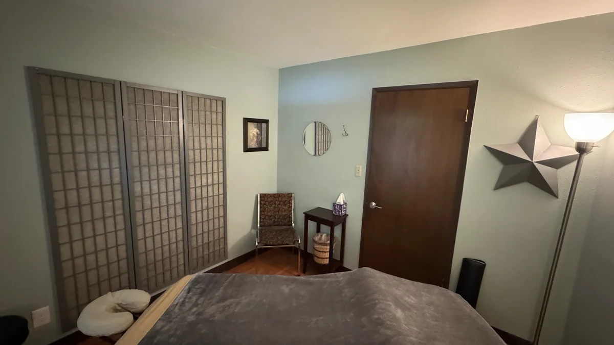 Massage therapy treatment room at Back In Shape Chiropractic in Milwaukie, Oregon
