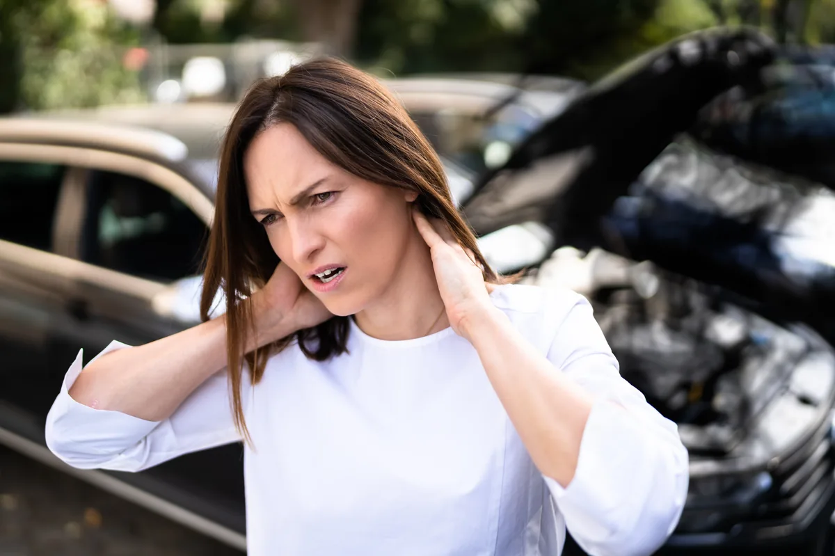Neck pain after car accident